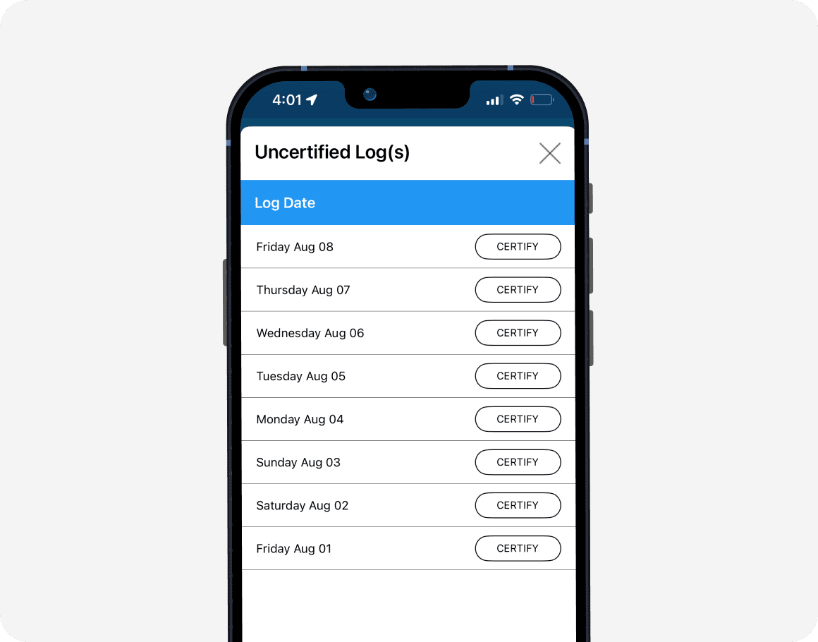 eld-uncertified-logs